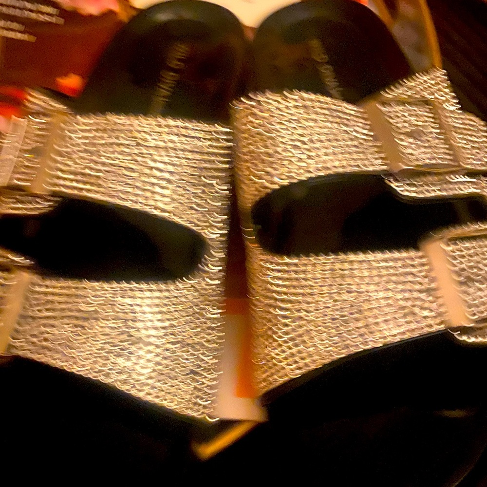 Rhinestone slippers